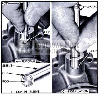 1951 Buick Removing and Installing Retainer Clip