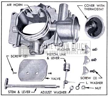 1951 Buick Stromberg Choke Control Parts