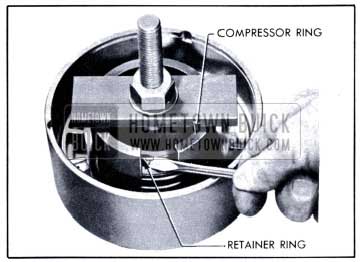 1951 Buick Using Clutch Spring Compressor J 2590