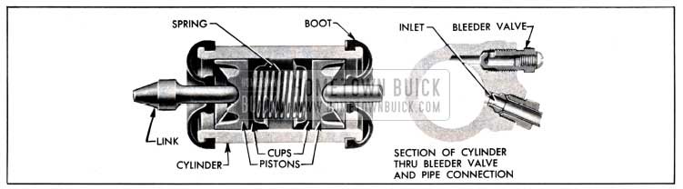 1951 Buick Wheel Cylinder-Sectional View