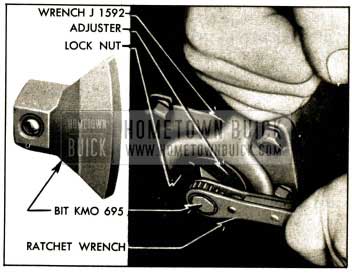 1952 Buick Adjusting Worm Thrust Bearings