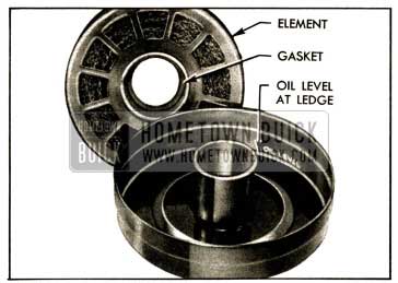 1952 Buick Air Cleaner Element and Sump