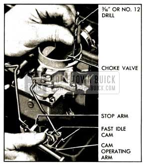 1952 Buick Checking Carter Choke Unloader Adjustment