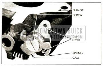 1952 Buick Fast Idle Cam, Spring, and Trip Lever