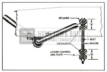 1952 Buick Front Stabilizer Link-Sectional View