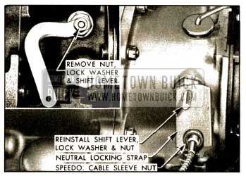 1952 Buick Installation of Neutral Locking Strap