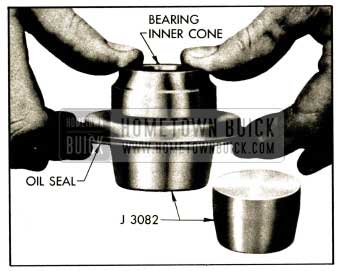 1952 Buick Installing Bearing Cone in Oil Seal with Packing Expander J 3082