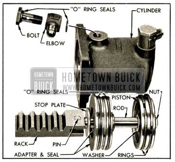 1952 Buick Power Cylinder and Rack Parts