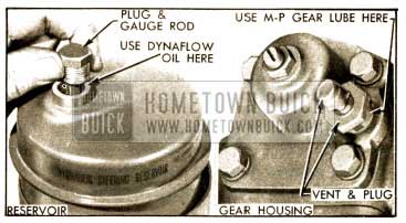 1952 Buick Power Steering Gear Filler Plugs