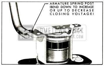 1952 Buick Relay Closing Voltage Adjustment