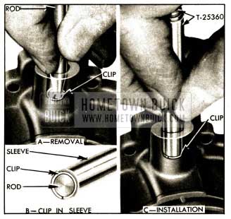 1952 Buick Removing and Installing Retainer Clip