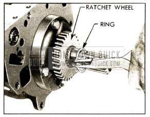 1952 Buick Removing Ratchet Wheel Retaining Ring