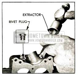 1952 Buick Removing Rivet Plug