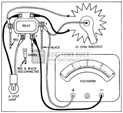 1952 Buick Solenoid Switch Relay Test Connections