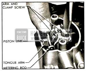 1953 Buick Adjusting Metering Rods