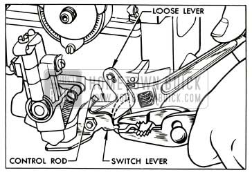 1953 Buick Adjustment of Secondary Throttle Linkage