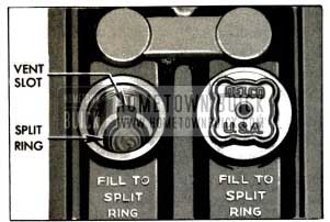 1953 Buick Battery Filler Well View