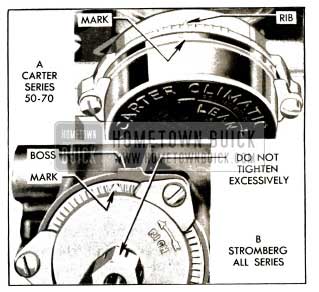 1953 Buick Choke Thermostat Settings