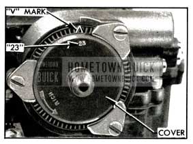 1953 Buick Choke Thermostat Standard Setting