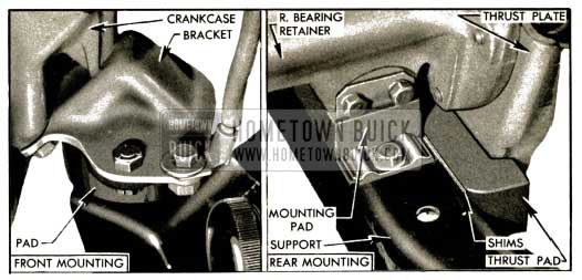 1953 Buick Engine and Transmission Mountings-Series 50-70