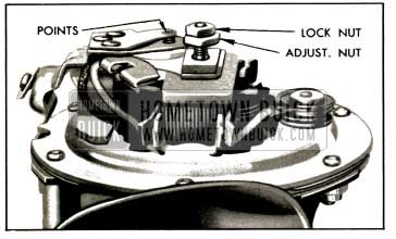 1953 Buick Horn Contact Point Adjustment