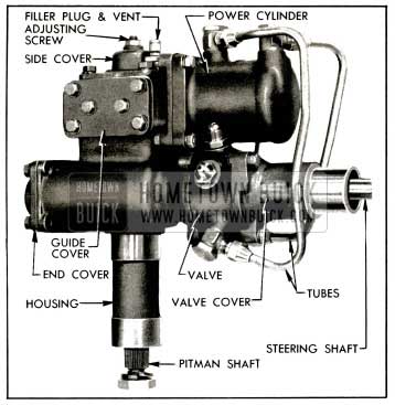 1953 Buick Left Side of Power Steering Gear Assembly