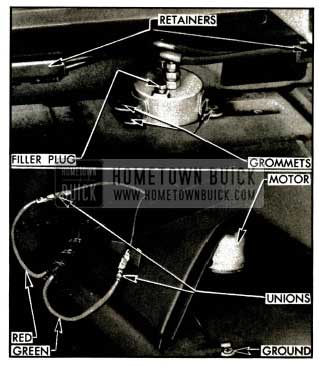 1953 Buick Motor and Pump Connections