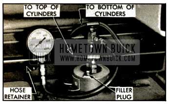 1953 Buick Pressure Gauge Installed at Pump