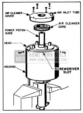 1953 Buick Removal of Air Cleaner and Cylinder Head