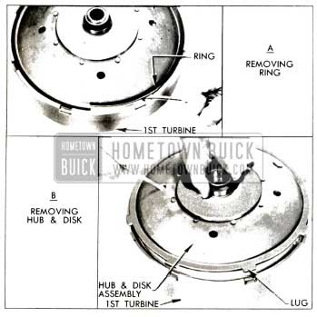 1953 Buick Removing Disk and Hub Assembly