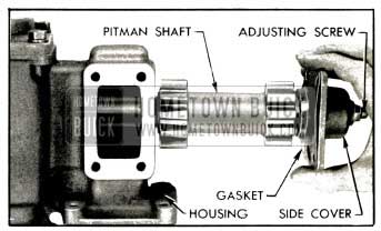 1953 Buick Removing Pitman Shaft and Side Cover