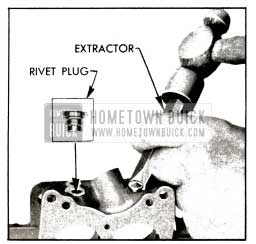 1953 Buick Removing Rivet Plug
