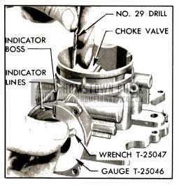 1953 Buick Setting Choke Valve and Vacuum Piston