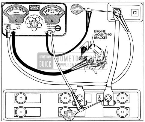1954 Buick Battery Cable Test Connections