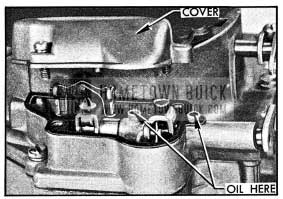 1954 Buick Countershaft Lubrication-Carter 4-Barrel