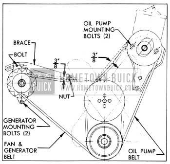 1954 Buick Fan Belt Adjustment