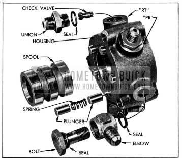 1954 Buick Hydraulic Valve Parts