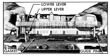1954 Buick Installing Valve and Servo Body Assembly