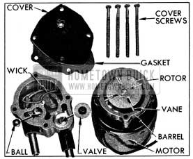 1954 Buick Morvac Vacuum Pump Parts