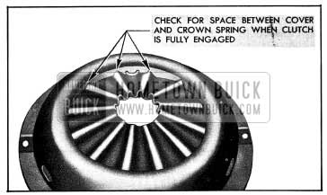 1954 Buick Points to Check Contact of Clutch Spring with Cover