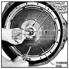 1954 Buick Removing Twin Turbine Assembly