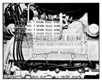 1954 Buick Spark Plug Wires-Right Bank