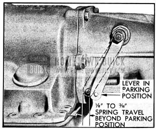 1954 Buick Spring Travel at Shift Lever