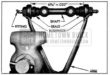 1954 Buick Upper Arm, Shaft, Bushings and Seals