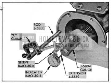 1955 Buick Checking Output Shaft End Play