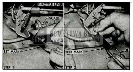 1955 Buick Checking Vacuum Switch Timing On Car