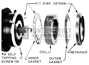 1955 Buick Compressor Clutch Actuating Coil Retaining Kit