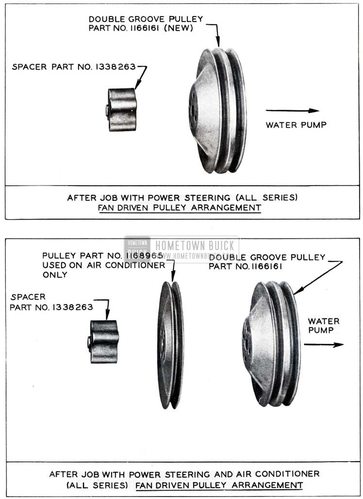 1955 Buick Double Groove Pulley