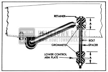1955 Buick Front Stabilizer Link-Sectional View