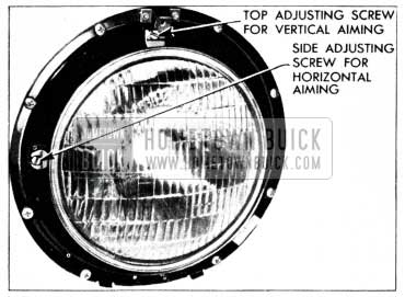 1955 Buick Headlamp Screws